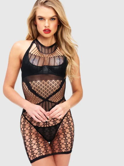 High Neckline Bodystocking